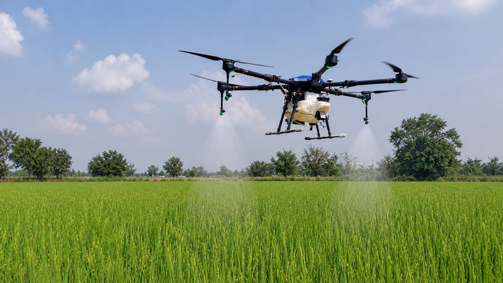 Manual spraying vs drone spraying